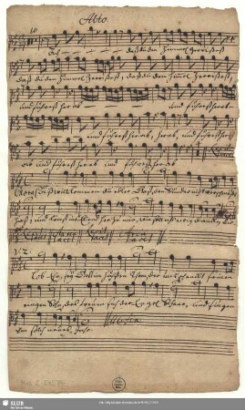 Alto [solo und coro]