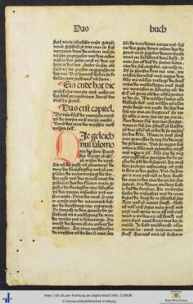 Das buoch proverbiorum das ist das buoch der sprüch