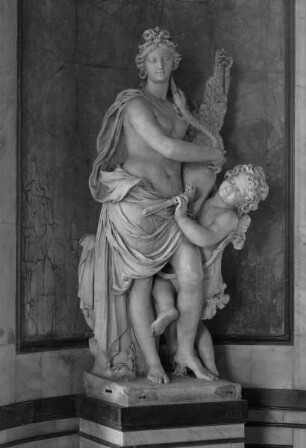 Innendekoration des Marmorbades — Leda mit dem Schwan
