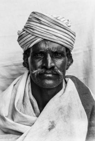 Mann der Toda (Deutsche Indien-Expedition 1926/1929 - 5. Südindien)