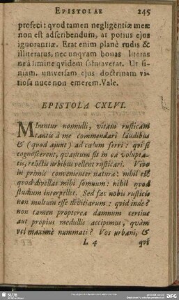 Epistola CXLVI.