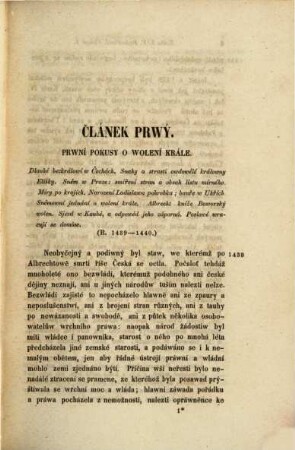 Dějiny národu českého w Čechách a w Morawě, 4,1. Wěk jiřïho z poděbrad. Od roku 1439 do 1457 čili do smrti krále ladislawa