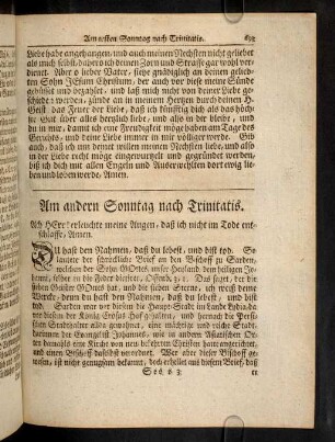 693-708, Am andern Sonntag nach Trinitatis