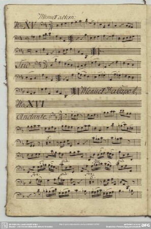 16. Anonymus, Andante, F-Dur