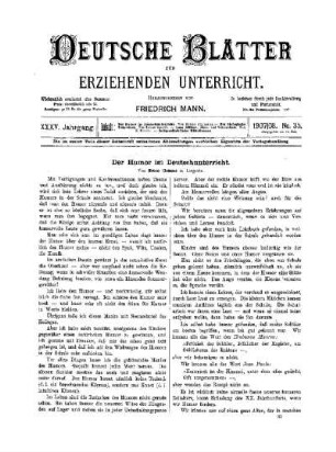 Der Humor im Deutschunterricht