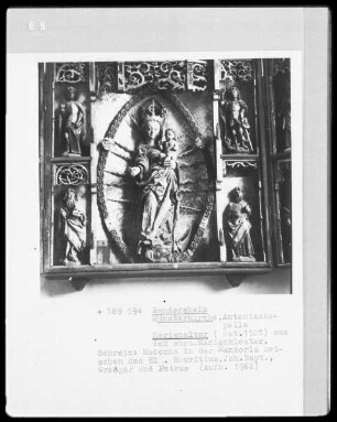 Immaculata zwischen Heiligen
