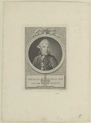 Bildnis des Thomas Philipp von Hagen
