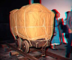 Goslar, Mönchehaus-Mus., letzter Hunt v. Rammelsberg, verhüllt v. Christo, 1988