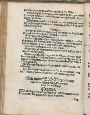 Das ander Buch Alberti/ vonn tugenden etlicher Edlen gesteyn/ vnnd vonn jrer wirckung.