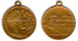 Tragbare Medaille auf das Kaiserpaar Wilhelm II. und Auguste Viktoria