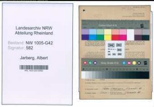 Entnazifizierung Albert Jarberg , geb. 27.08.1911 (Fahrer)