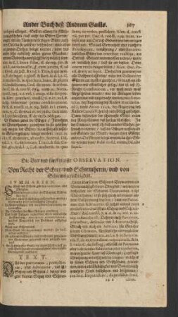 Die Vier und fünfftzigiste Observation.