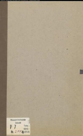 Kirchenbuchduplikate der katholischen Gemeinde (T 1815-1848). (Gemeinde: Vreden, Kreis Ahaus)
