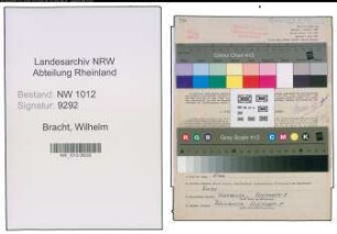 Entnazifizierung Wilhelm Bracht , geb. 10.07.1895 (Meister)