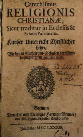 Catechismus Religionis christianae