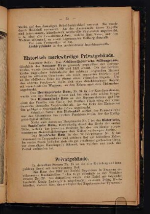 Privatgebäude.