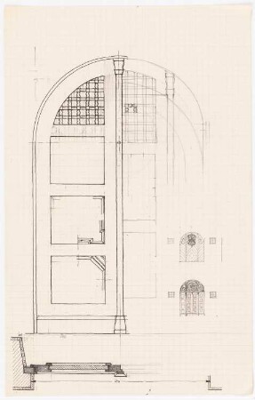 Wohnhaus Hauser, Solln: Türdetails und Varianten