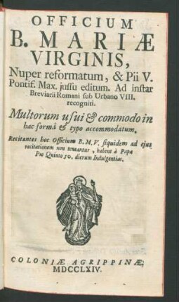 Officium B. Mariae Virginis, ...