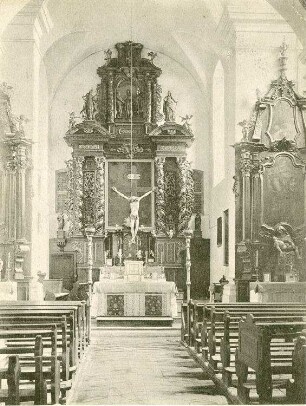 Freiburg i. Br.: Adelhauser Kirche. Postkarte