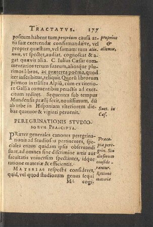 Peregrinationis Studiosorum Praecepta.