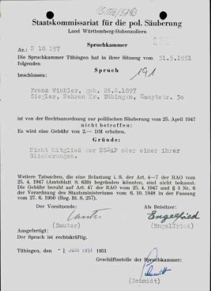 Winkler, Franz