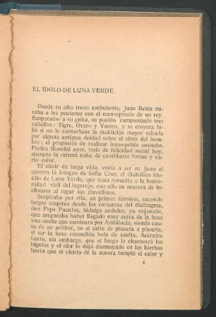 El ídolo de Luna Verde