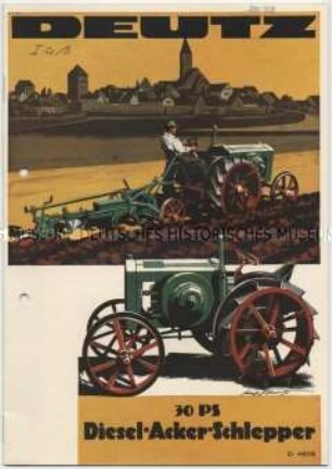 Deutz 30 PS Diesel-Acker-Schlepper