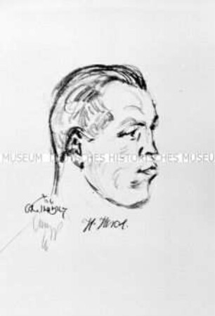 Bildnis des Boxers Hermann Herse