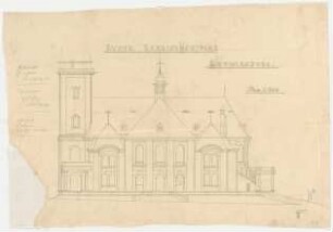 Thiersch, Friedrich von; Ludwigsburg; Garnisonkirche - Ansicht