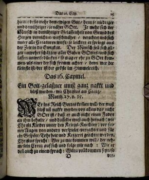 Das 16. Capittel [bis] Das 20. Capittel