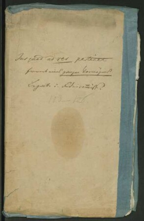 Faszikel 4: zu S. 103-126 der Reinschrift