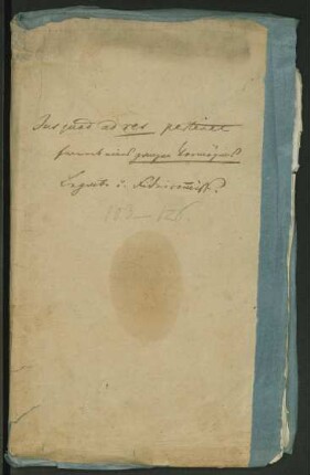 Faszikel 4: zu S. 103-126 der Reinschrift
