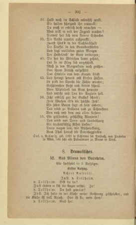 8. Dramatisches