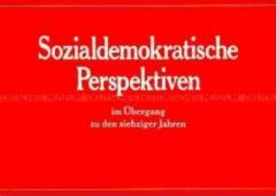 Informationsschrift der SPD zu parteipolitischen Programmpunkten