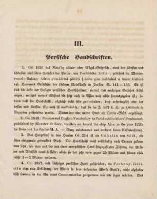 15-16 III. Persische Handschriften