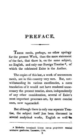 Preface. Table of the Foreign, and the corresponding English Notation.