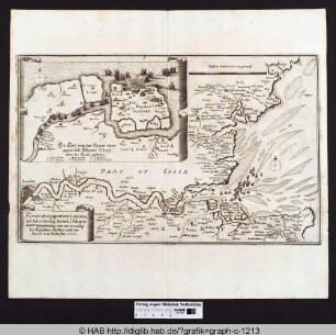 Rivier oder gegent von London, mit der eroberung der Insul Schepey, sampt weg nehmung und ver brenung der Englischen Schiffen, auff der Rivier von Rochester. 1666