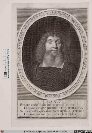 Bildnis Aegidius Strauch (II)