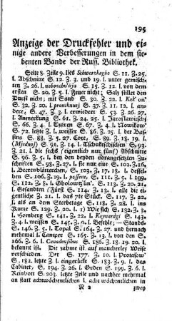 Anzeige der Druckfehler und einige andere Verbesserungen