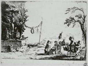 Schoenfeld, Heinrich: Bacchantische Szene. 2. H. 17. Jh.