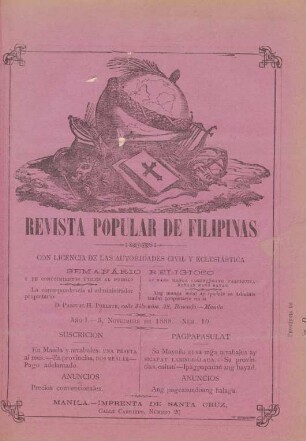 Ano 1, Num. 10, 3. Noviembre 1888
