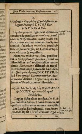 281-308, L. Dicere & Enunciare