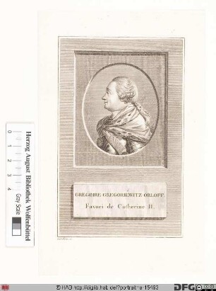 Bildnis Grigorij Grigorjewitsch Orlow (1762 Graf)