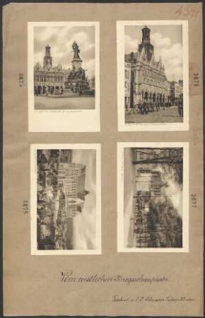 St. Quentin, Rathaus mit Befreiungsdenkmal