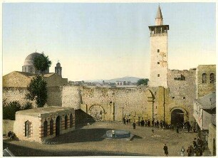 Damas. Porte de la Rue Droite. Bab - Charki. [Damaskus, Sonnentor]