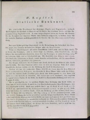 IV. Statische Baukunst