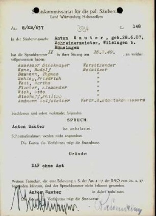 Sauter, Anton