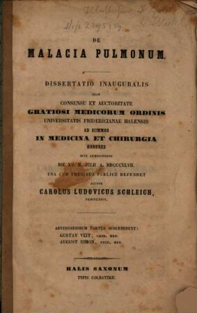 De malacia pulmonum