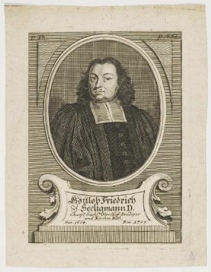 Bildnis des Gottlob Friedrich Seeligmann