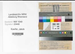 Entnazifizierung Jakob Koerfer , geb. 02.11.1902 (Jurist)